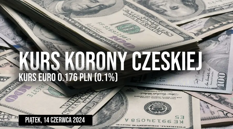 Cena korony czeskiej do złotego CZK/PLN w piątek, 14 czerwca. Jaki jest dziś poziom notowań korony czeskiej?