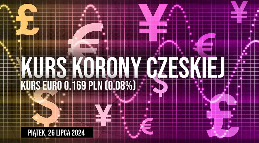 Cena korony czeskiej do złotego CZK/PLN w piątek, 26 lipca. Po ile aktualnie jest korona czeska?