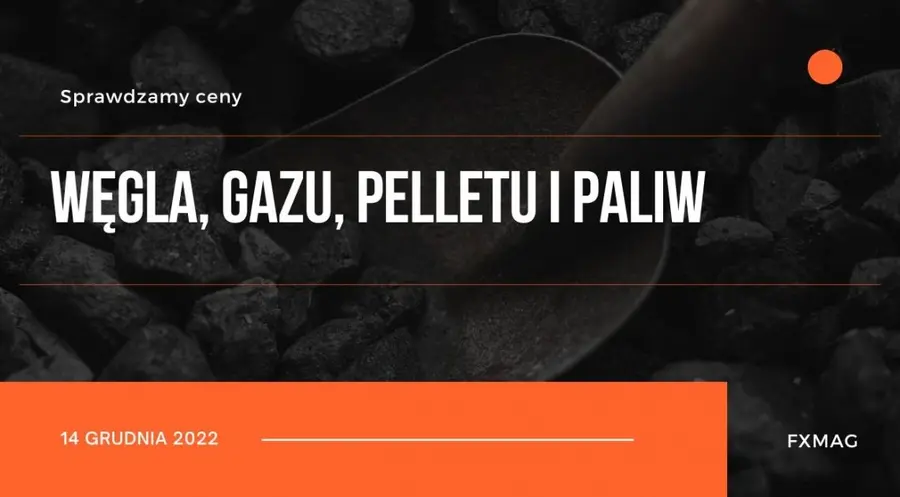 Spadamy! Cena węgla w dół, coraz taniej na stacjach. Co dalej? Sprawdzamy ceny węgla, pelletu, gazu i paliw w środę (14.12.2022) | FXMAG INWESTOR