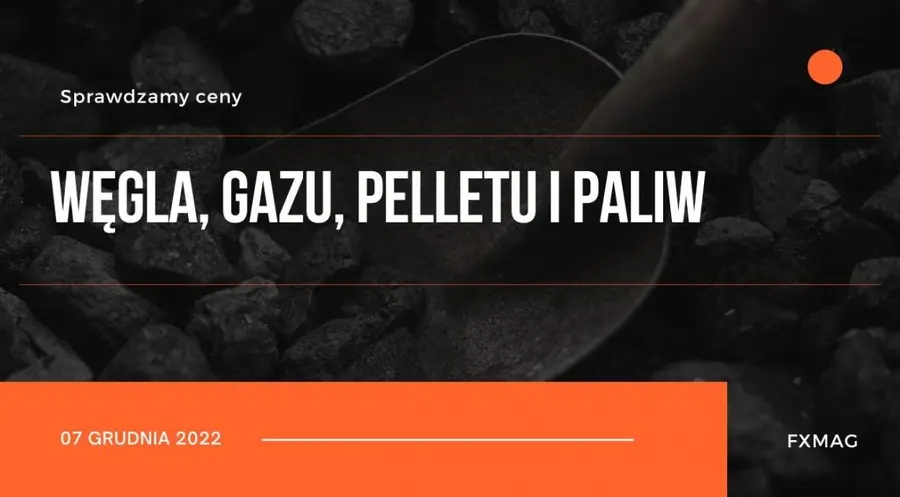 Ceny węgla znowu rosną! Paliwa w odwrocie, jest już dużo taniej na stacjach ⬇️ Sprawdzamy ceny węgla, pelletu, gazu i paliw w środę (07.12.2022) | FXMAG INWESTOR