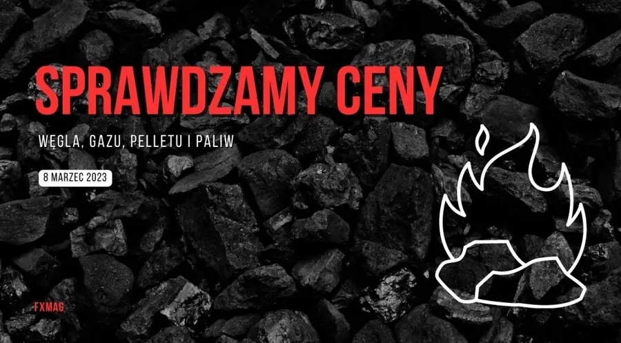 Tona węgla dzisiaj za 'jedyne' 500 złotych, tak mówią dane! PB98 zaskakuje... Sprawdzamy ceny paliw, gazu, węgla i pelletu w środę (08.03.2023) | FXMAG INWESTOR