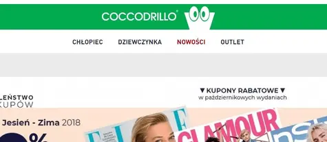 Coccodrillo kontynuuje wzrosty we wrześniu. Przychody po trzecim kwartale w kanale e-commerce wyższe o 33 proc.