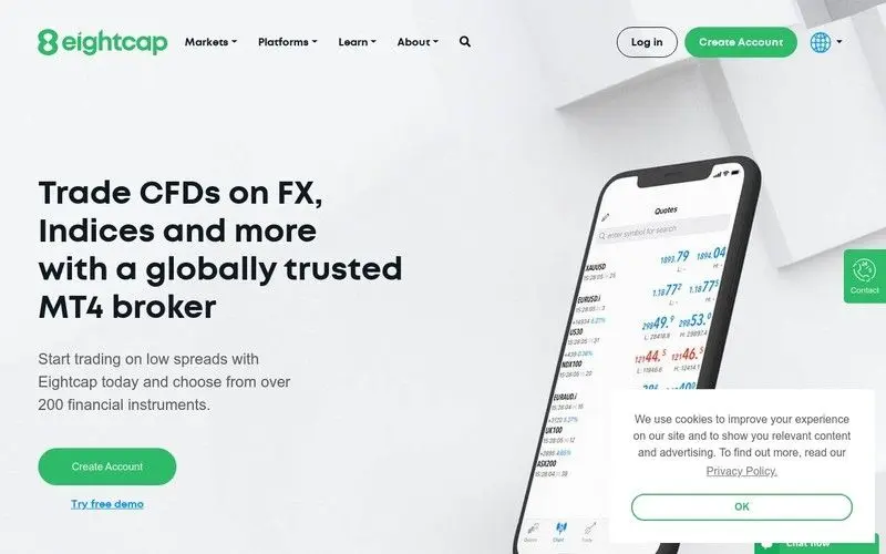 Eightcap. Czy warto założyć tu konto? Opinie, komentarz na temat oferty brokera Forex | FXMAG INWESTOR