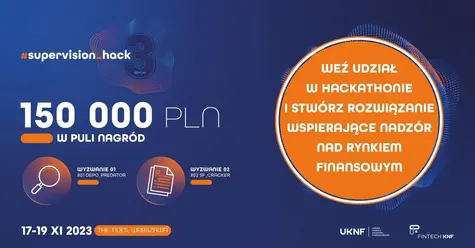 #Supervision_Hack już wkrótce! Hackathon wspiera nadzór nad rynkiem finansowym