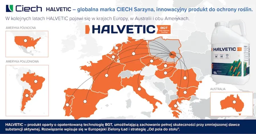 Innowacyjny herbicyd Halvetic 180 SL dobrze przyjęty przez rynek w Polsce - ma już rejestracje w USA, Grecji i Portugalii | FXMAG INWESTOR