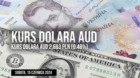Kurs dolara australijskiego AUD/PLN w sobotę, 15 czerwca