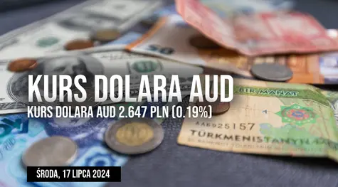 Kurs dolara australijskiego AUD/PLN we środę, 17 lipca