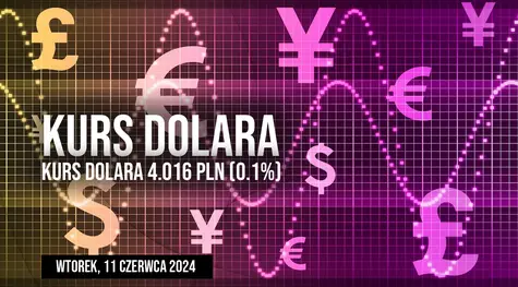 Kurs dolara do złotego (USD/PLN) w wtorek, 11 czerwca. Czy dolar zaskoczy dziś rynki?