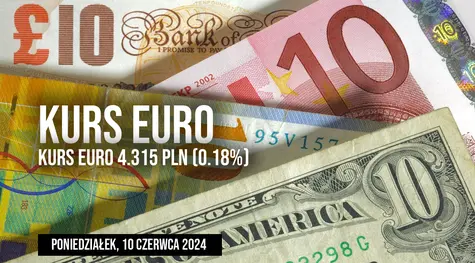 Kurs euro do złotego (EUR/PLN) w poniedziałek, 10 czerwca. Czy euro namiesza na rynku Forex? Czy euro zrobi zamieszanie na rynku walut?