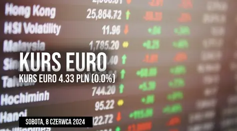 Kurs euro do złotego (EUR/PLN) w sobotę, 8 czerwca. Ile zapłacimy dziś za euro?