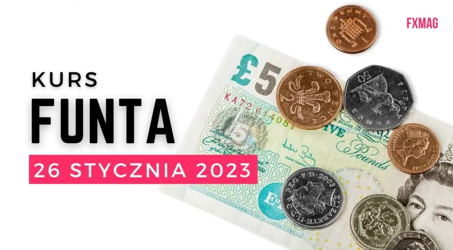 Kurs funta: ile kosztuje funt? Kurs funta prognozy (26.01.2023). Cena funta brytyjskiego - wykres | FXMAG INWESTOR