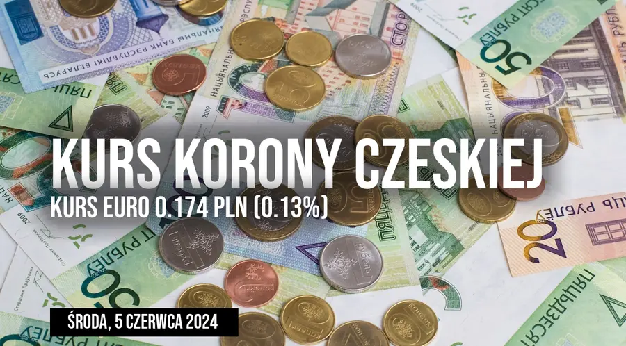 Kurs korony czeskiej CZK/PLN w środę, 5 czerwca. Ile zapłacimy dziś za koronę czeską?