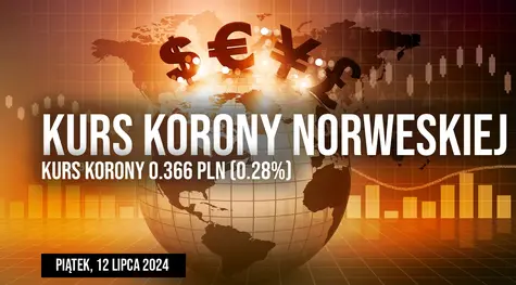 Kurs korony norweskiej do złotego (NOK/PLN) w piątek, 12 lipca. Jaki jest dziś poziom notowań korony norweskiej?