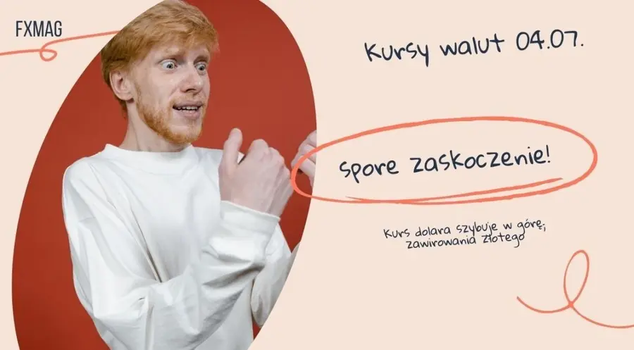 Kursy walut 04.07.: spore zaskoczenie! Kurs dolara szybuje w górę; zawirowania złotego. Zerknij, ile kosztuje jeden rubel (RUB), dolar (USD), euro (EUR), frank (CHF), forint (HUF), jen (JPY), korona (CZK), funt (GBP)