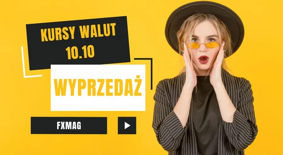 Kursy walut 10.10.: złoty leci na łeb! Kolejna fala osłabienia PLNa. Zobacz, ile kosztuje dolar (USD), frank (CHF), euro (EUR), forint (HUF), korona (CZK), jen (JPY), funt (GBP), rubel (RUB) | FXMAG INWESTOR