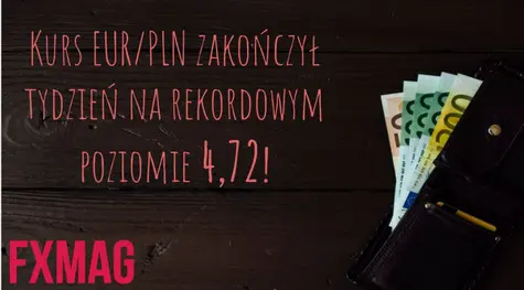 Lawinowe osłabienie polskiego złotego: kurs euro (EUR/PLN) zakończył tydzień na rekordowym poziomie, frank (CHF/PLN) gwałtownie wybił w górę! | FXMAG INWESTOR