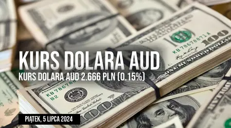 Notowania dolara australijskiego do złotówki w piątek, 5 lipca