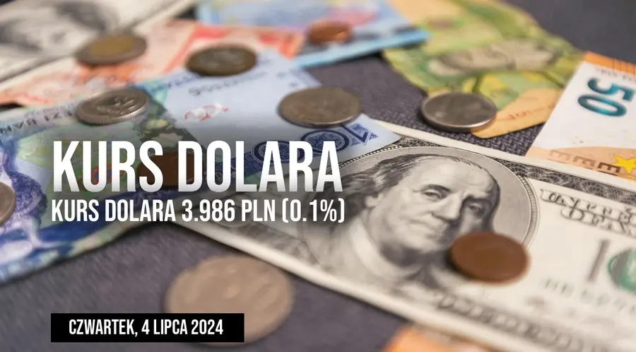 Notowania dolara do złotego USD/PLN w czwartek, 4 lipca. Czy dolar zaskoczy dziś rynki?