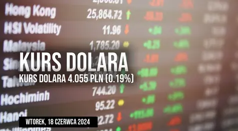 Notowania dolara (USD/PLN) w wtorek, 18 czerwca. Czy dolar zrobi zamęt na rynku walut?