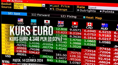 Notowania euro do złotego EUR/PLN w piątek, 14 czerwca. Czy euro namiesza na rynku Forex? Czy euro zrobi zamieszanie na rynku walut?