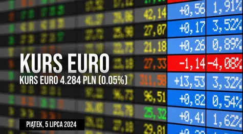 Notowania euro (EUR/PLN) w piątek, 5 lipca. Ile zapłacimy dziś za euro?