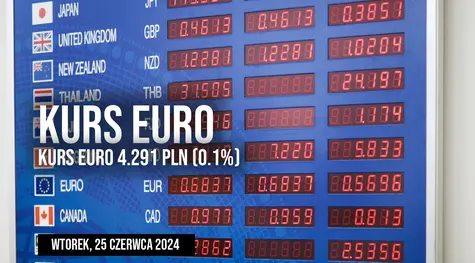 Notowania euro (EUR/PLN) we wtorek, 25 czerwca. Czy euro namiesza na rynkach?