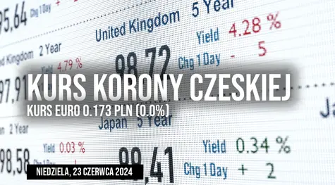Notowania korony czeskiej do złotówki w niedzielę, 23 czerwca. Analiza zmienności notowań korony czeskiej