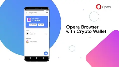 Opera dodaje portfel kryptowalut do mobilnej przeglądarki
