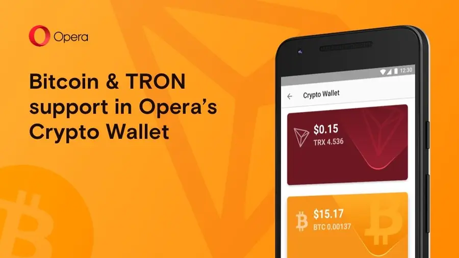 Opera wprowadza wbudowany portfel dla bitcoina (BTC) w swojej przeglądarce mobilnej | FXMAG