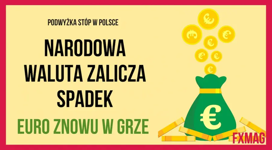 Podwyżka stóp - natychmiastowa odpowiedź złotego! Kurs euro wybił mocno w górę! Czy to reakcja odruchowa, czy EURPLN poszybuje jeszcze wyżej? | FXMAG INWESTOR