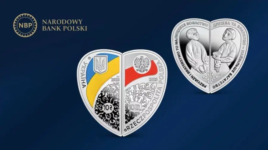 Polski złoty z flagą Ukrainy - NBP wprowadzi do obiegu nową monetę | FXMAG INWESTOR