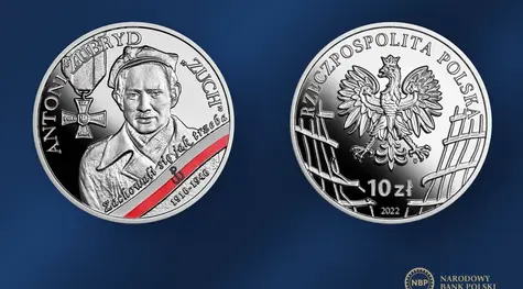 Antoni Żubryd „Zuch” na srebrnej monecie NBP z serii „Wyklęci przez komunistów żołnierze niezłomni” | FXMAG INWESTOR