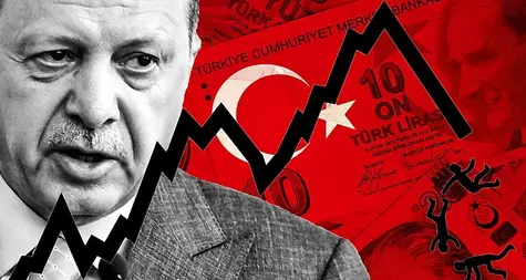 Erdoganomika, głupcze! Turcja obniża stopy przy ponad 80% inflacji. Kurs liry tureckiej (USD/TRY) jeszcze nigdy nie był tak słaby!