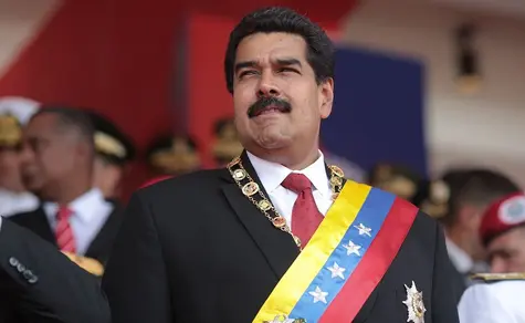 "Vamos, Nico" - Nicolas Maduro delektuje się wygraną