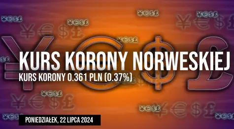 Wahania kursu korony NOK/PLN w poniedziałek, 22 lipca. Co się aktualnie dzieje z notowaniami korony norweskiej?