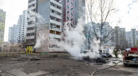 Wymiana ognia, rosyjski ostrzał i bombardowania w okolicach Kijowa. Sytuacja na Ukrainie