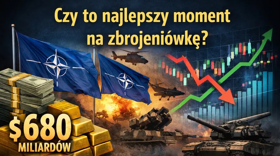 680 mld dolarów przychodów, 5% PKB NATO i korekta na wykresach. Czy to najlepszy moment na zbrojeniówkę?