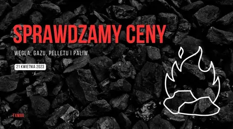 Jedna tona węgla za niecałe 550PLN! Zjedzie jeszcze niżej? Sprawdzamy ceny paliw, gazu, węgla i pelletu przed weekendem (21.04.2023)