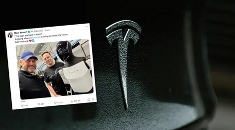 Giełda: Akcje Tesli w górę! Musk pokazał się u boku CEO, który zastąpił pracowników AI