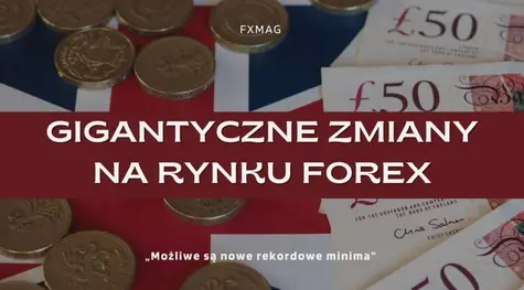 Gigantyczne zmiany na rynku FOREX: kurs funta (GBP) na drodze do wielkiego kryzysu! Cena dolara (USD) bije rekordy. „Możliwe są nowe rekordowe minima” | FXMAG INWESTOR