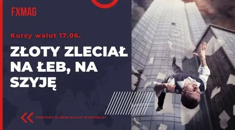 Kursy walut 17.06.: złoty leci na łeb, na szyję; wszystkie główne waluty wystrzeliły! Notowania franka (CHF/PLN), dolara (USD/PLN), funta (GBP/PLN) oraz euro (EUR/PLN) zaskoczyły Polaków