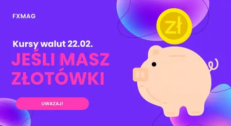 Kursy walut 22.02.: jeśli masz złotówki to uważaj! Najgorsze przed nami. Sprawdź, po ile jest dzisiaj frank (CHF), korona (CZK), dolar (USD), funt (GBP), euro (EUR), forint (HUF) | FXMAG INWESTOR