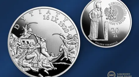 NBP upamiętnia bitwę pod Dytiatynem srebrną monetą kolekcjonerską